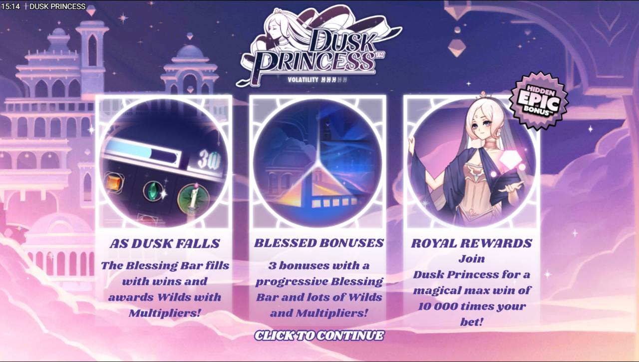 Dusk Princess (Hacksaw Gaming) Image 1